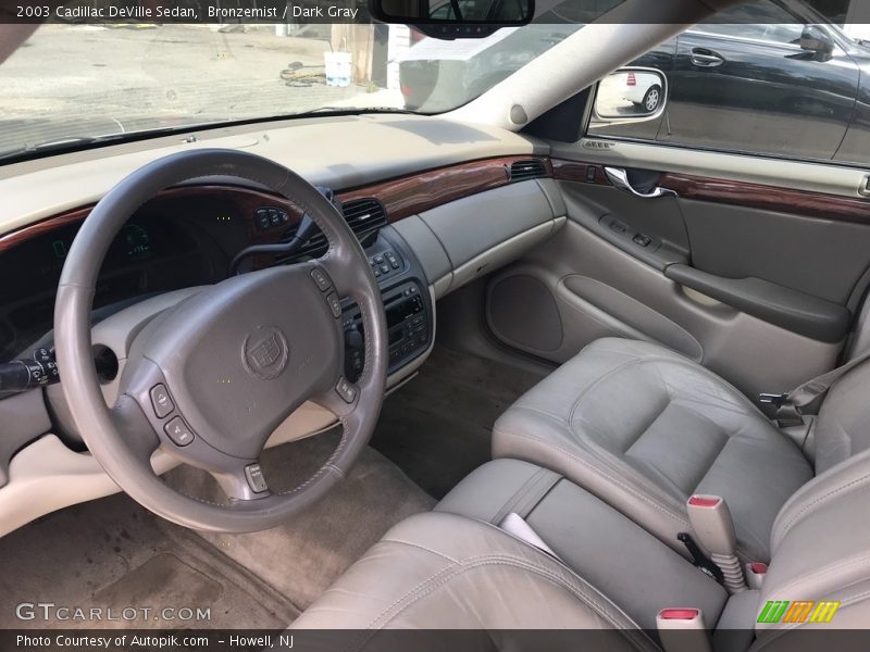 Bronzemist / Dark Gray 2003 Cadillac DeVille Sedan
