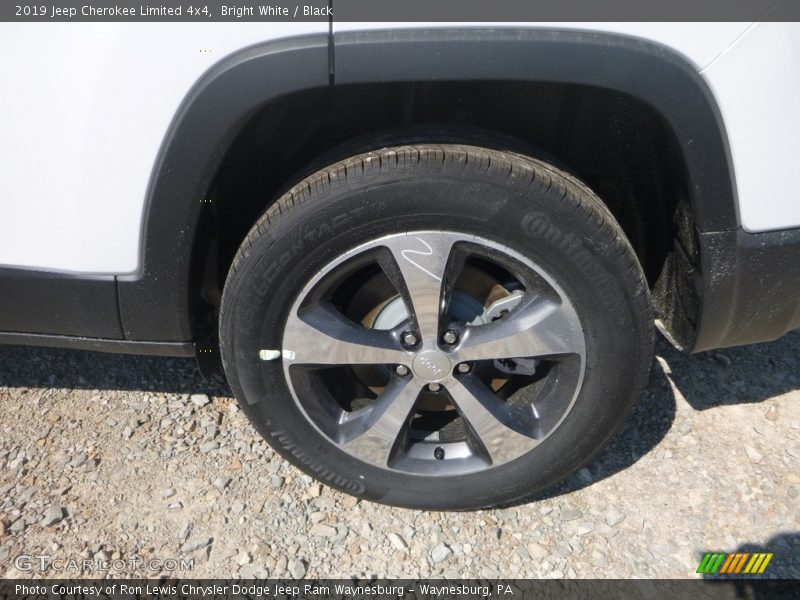 Bright White / Black 2019 Jeep Cherokee Limited 4x4