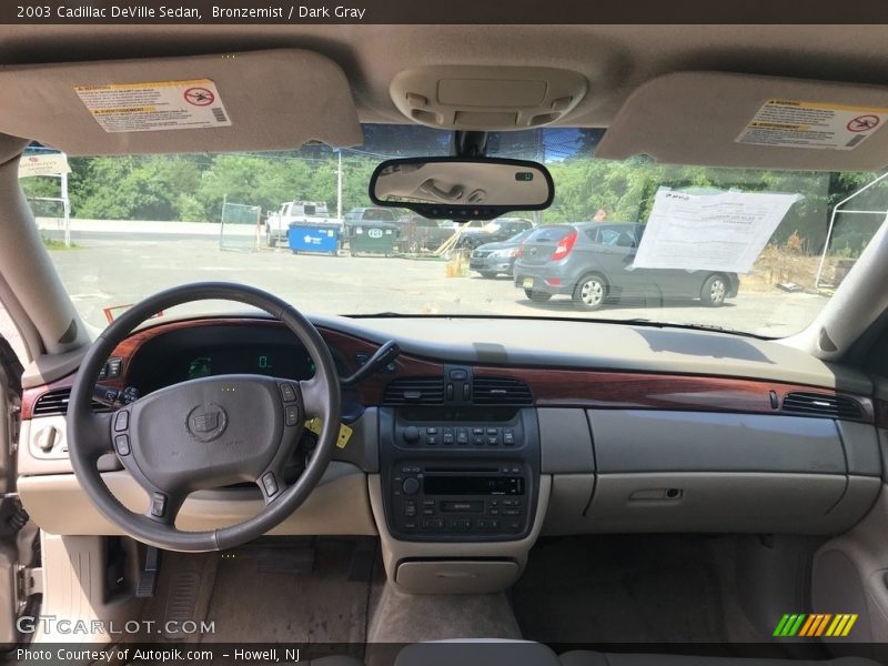 Bronzemist / Dark Gray 2003 Cadillac DeVille Sedan