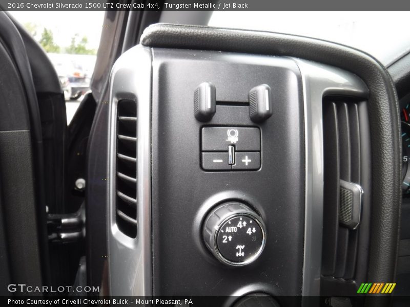Tungsten Metallic / Jet Black 2016 Chevrolet Silverado 1500 LTZ Crew Cab 4x4