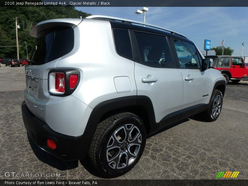 Glacier Metallic / Black 2016 Jeep Renegade Limited 4x4