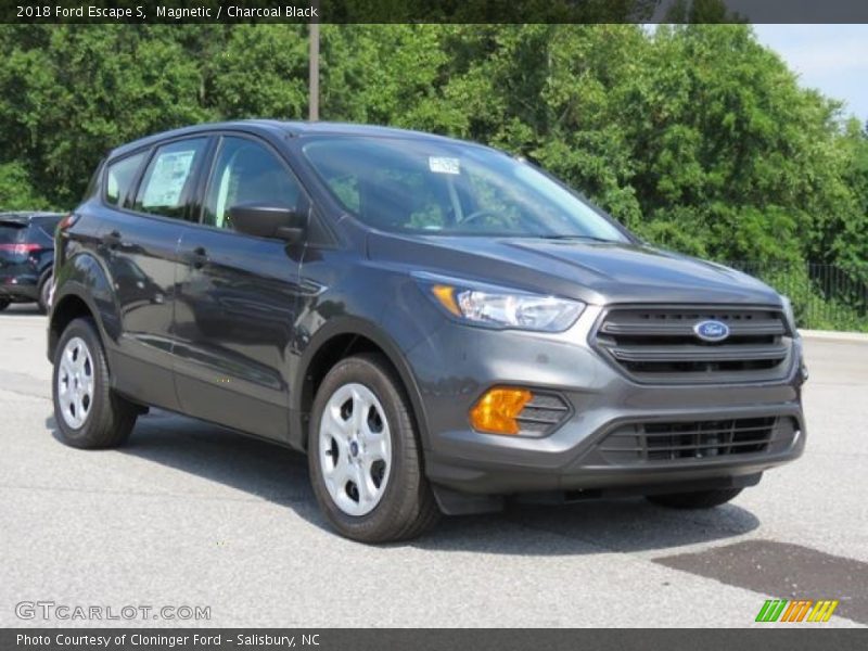 Magnetic / Charcoal Black 2018 Ford Escape S