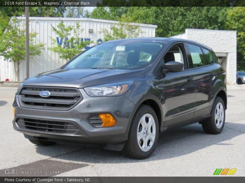 Magnetic / Charcoal Black 2018 Ford Escape S