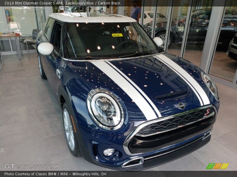 Lapisluxury Blue / Carbon Black 2019 Mini Clubman Cooper S All4