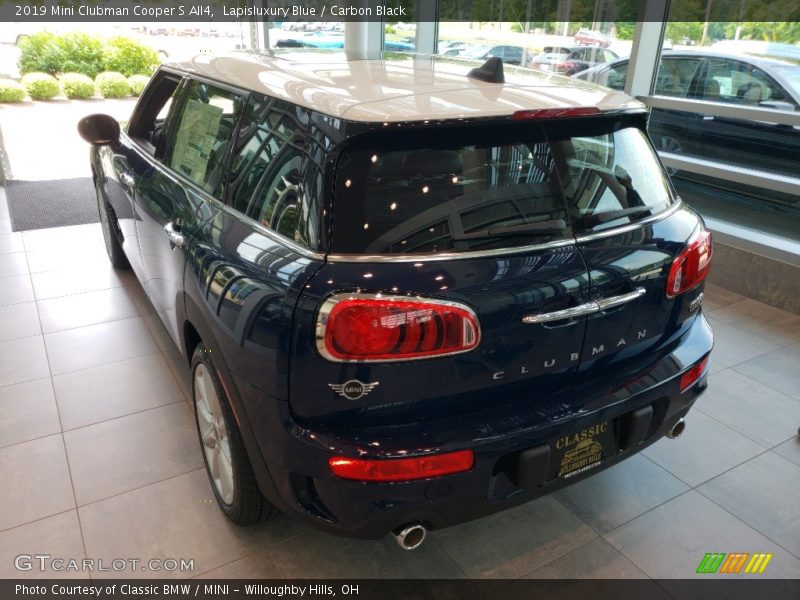 Lapisluxury Blue / Carbon Black 2019 Mini Clubman Cooper S All4