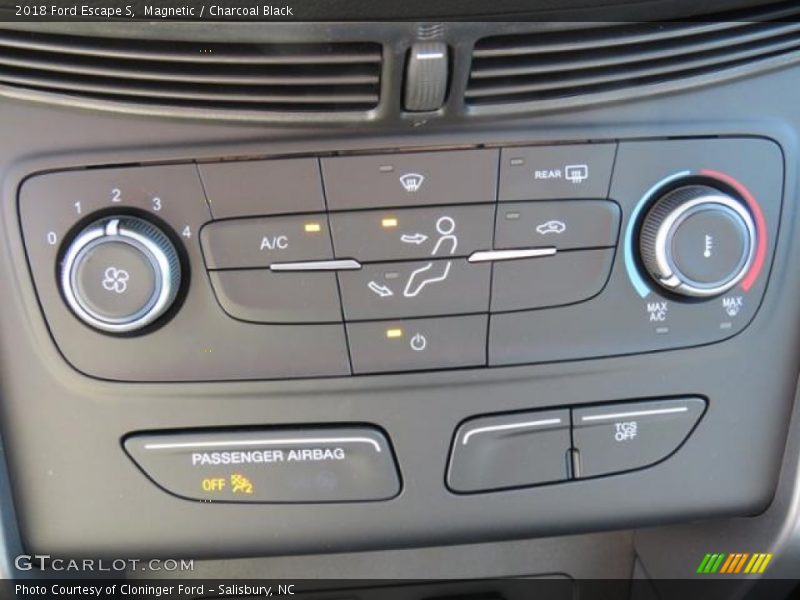 Magnetic / Charcoal Black 2018 Ford Escape S