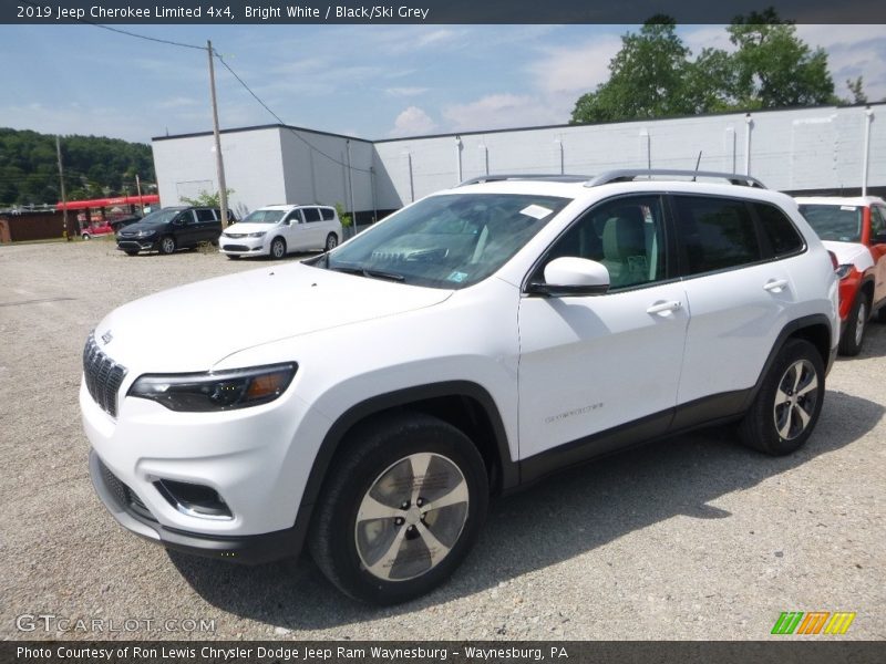 Bright White / Black/Ski Grey 2019 Jeep Cherokee Limited 4x4