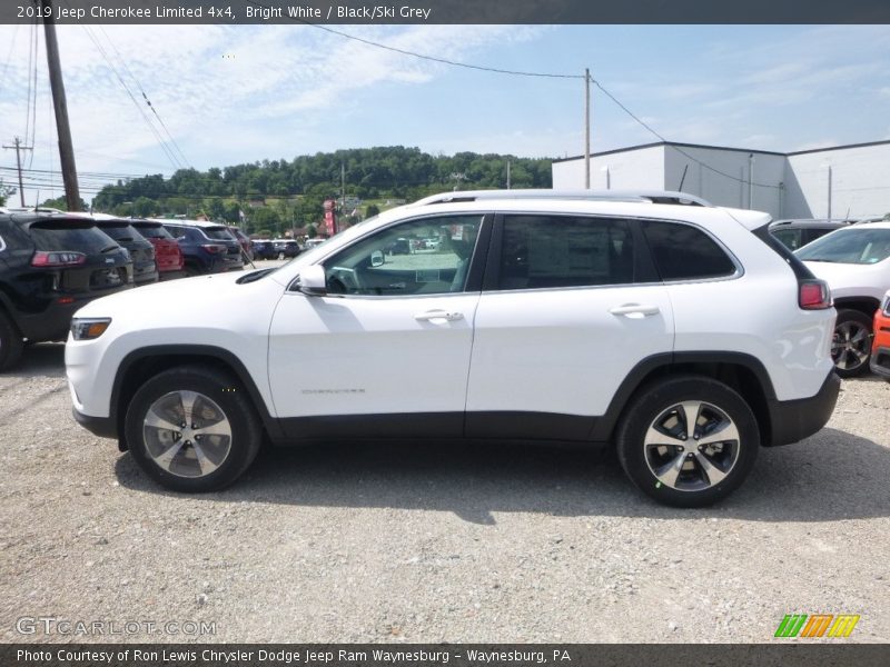 Bright White / Black/Ski Grey 2019 Jeep Cherokee Limited 4x4