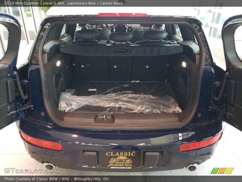Lapisluxury Blue / Carbon Black 2019 Mini Clubman Cooper S All4
