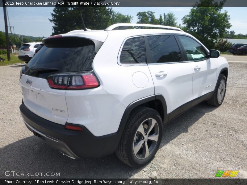Bright White / Black/Ski Grey 2019 Jeep Cherokee Limited 4x4