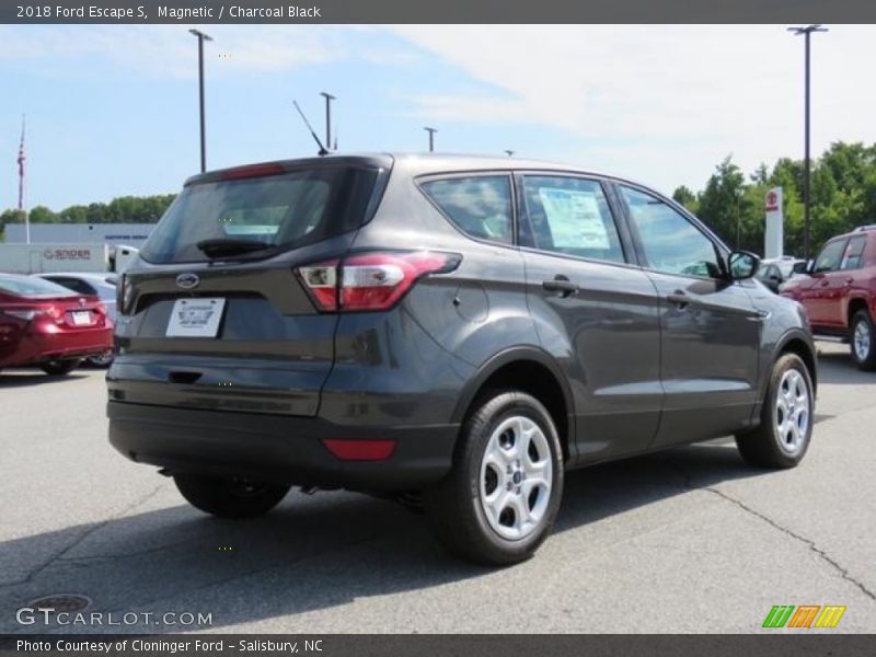 Magnetic / Charcoal Black 2018 Ford Escape S