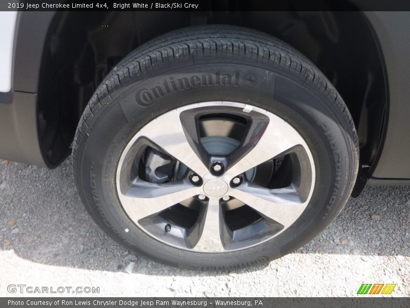 Bright White / Black/Ski Grey 2019 Jeep Cherokee Limited 4x4