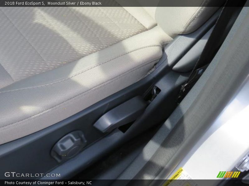 Moondust Silver / Ebony Black 2018 Ford EcoSport S