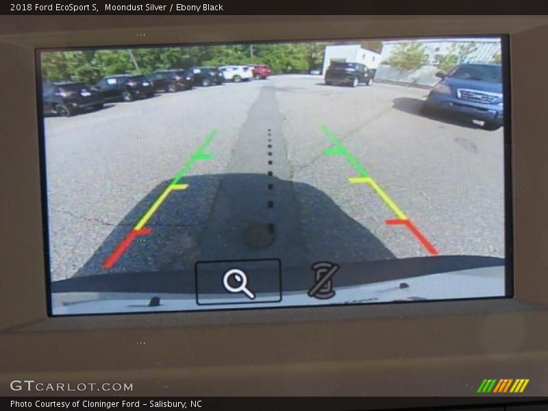 Moondust Silver / Ebony Black 2018 Ford EcoSport S