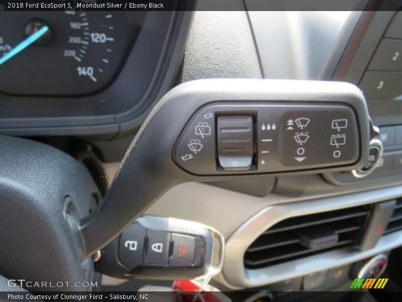 Moondust Silver / Ebony Black 2018 Ford EcoSport S