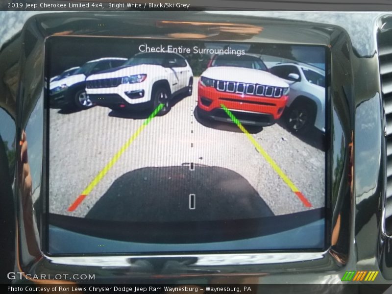 Bright White / Black/Ski Grey 2019 Jeep Cherokee Limited 4x4