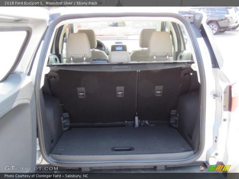Moondust Silver / Ebony Black 2018 Ford EcoSport S