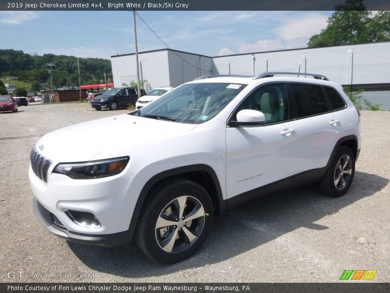 Bright White / Black/Ski Grey 2019 Jeep Cherokee Limited 4x4