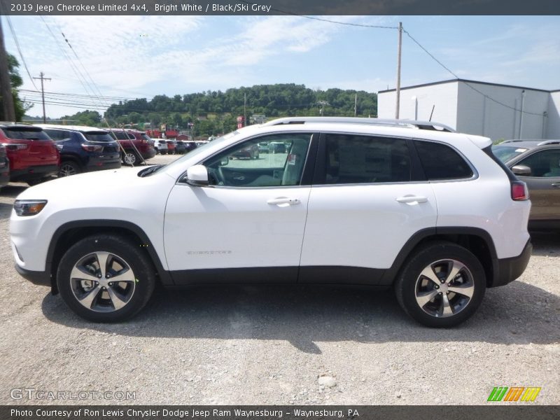Bright White / Black/Ski Grey 2019 Jeep Cherokee Limited 4x4