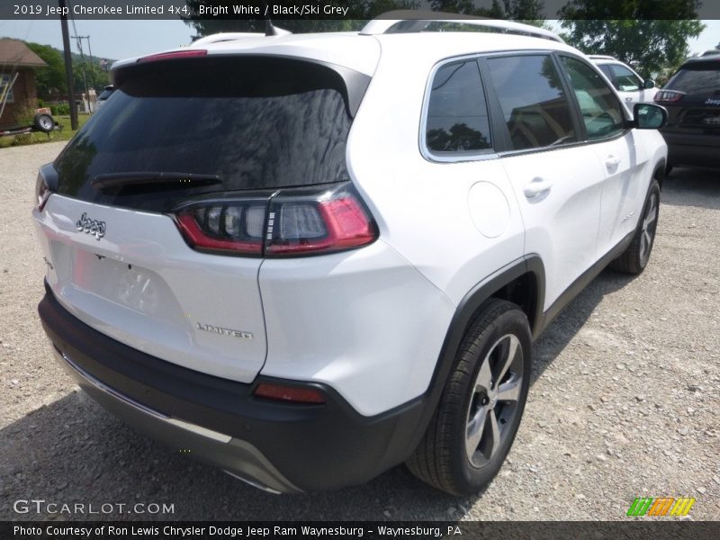 Bright White / Black/Ski Grey 2019 Jeep Cherokee Limited 4x4