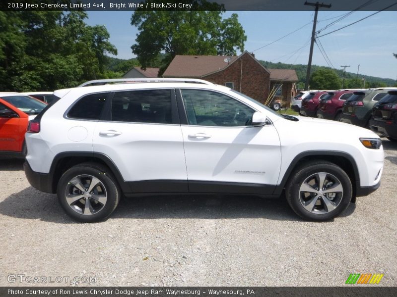 Bright White / Black/Ski Grey 2019 Jeep Cherokee Limited 4x4