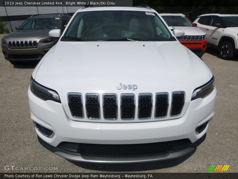 Bright White / Black/Ski Grey 2019 Jeep Cherokee Limited 4x4