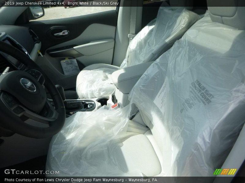 Bright White / Black/Ski Grey 2019 Jeep Cherokee Limited 4x4