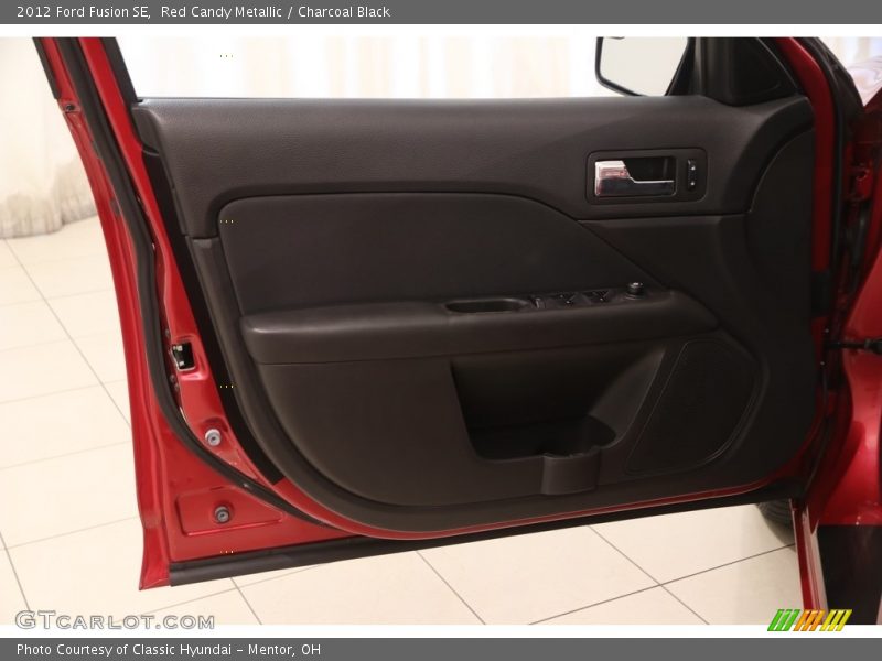 Red Candy Metallic / Charcoal Black 2012 Ford Fusion SE