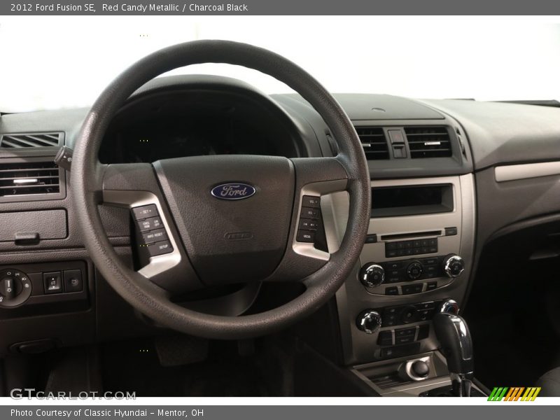 Red Candy Metallic / Charcoal Black 2012 Ford Fusion SE