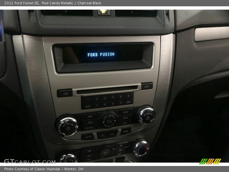 Red Candy Metallic / Charcoal Black 2012 Ford Fusion SE
