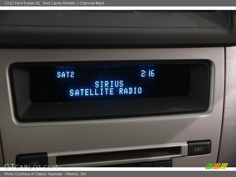 Red Candy Metallic / Charcoal Black 2012 Ford Fusion SE
