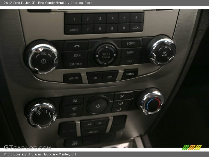 Red Candy Metallic / Charcoal Black 2012 Ford Fusion SE