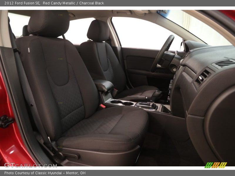 Red Candy Metallic / Charcoal Black 2012 Ford Fusion SE