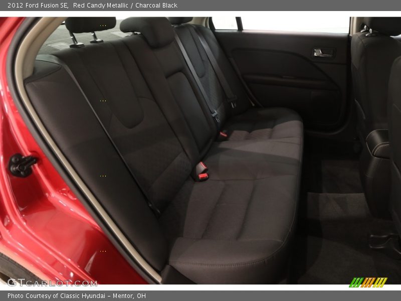 Red Candy Metallic / Charcoal Black 2012 Ford Fusion SE