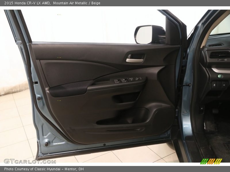 Mountain Air Metallic / Beige 2015 Honda CR-V LX AWD