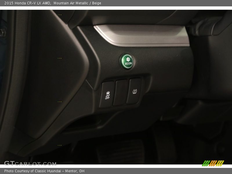 Mountain Air Metallic / Beige 2015 Honda CR-V LX AWD