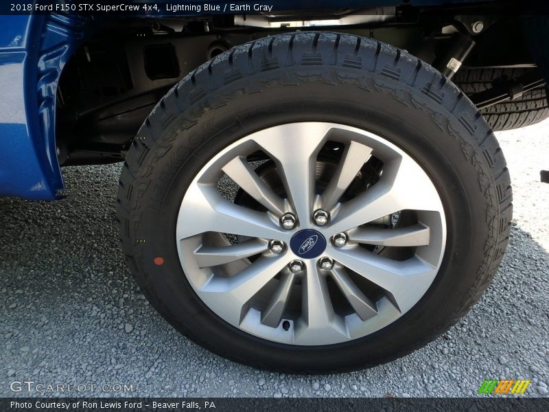 Lightning Blue / Earth Gray 2018 Ford F150 STX SuperCrew 4x4