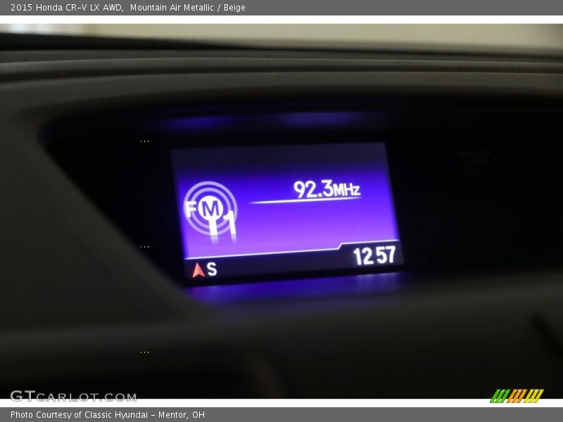 Mountain Air Metallic / Beige 2015 Honda CR-V LX AWD