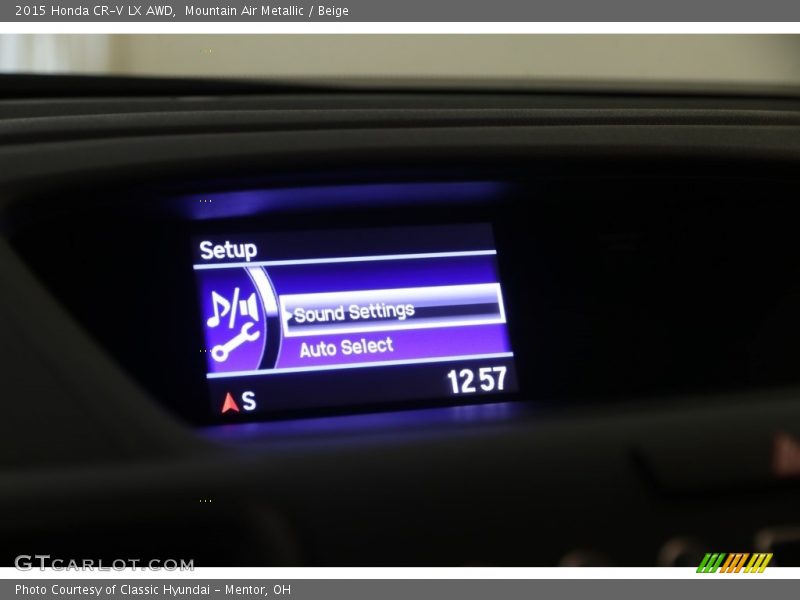 Mountain Air Metallic / Beige 2015 Honda CR-V LX AWD