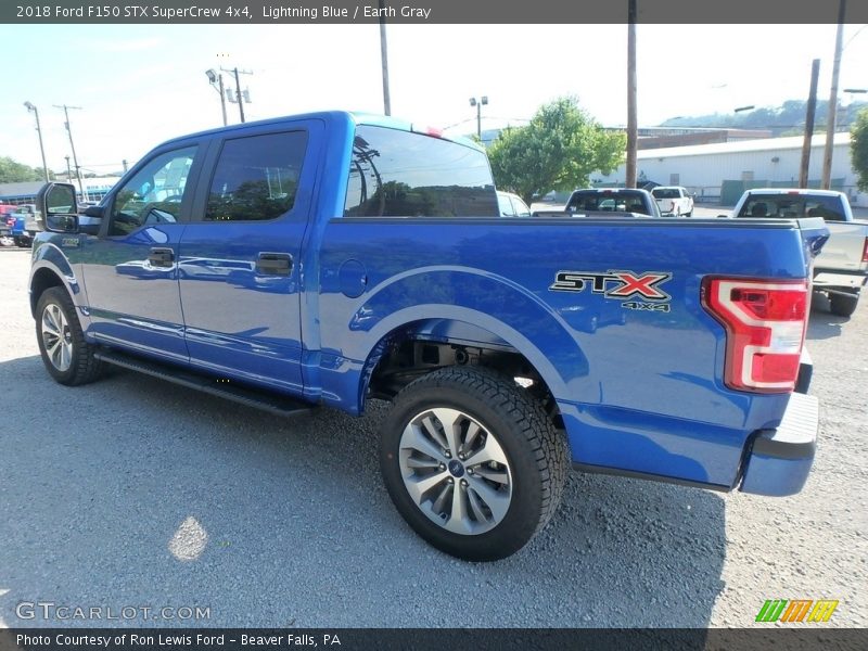 Lightning Blue / Earth Gray 2018 Ford F150 STX SuperCrew 4x4