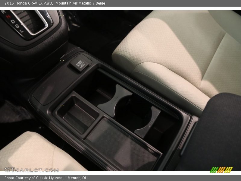 Mountain Air Metallic / Beige 2015 Honda CR-V LX AWD