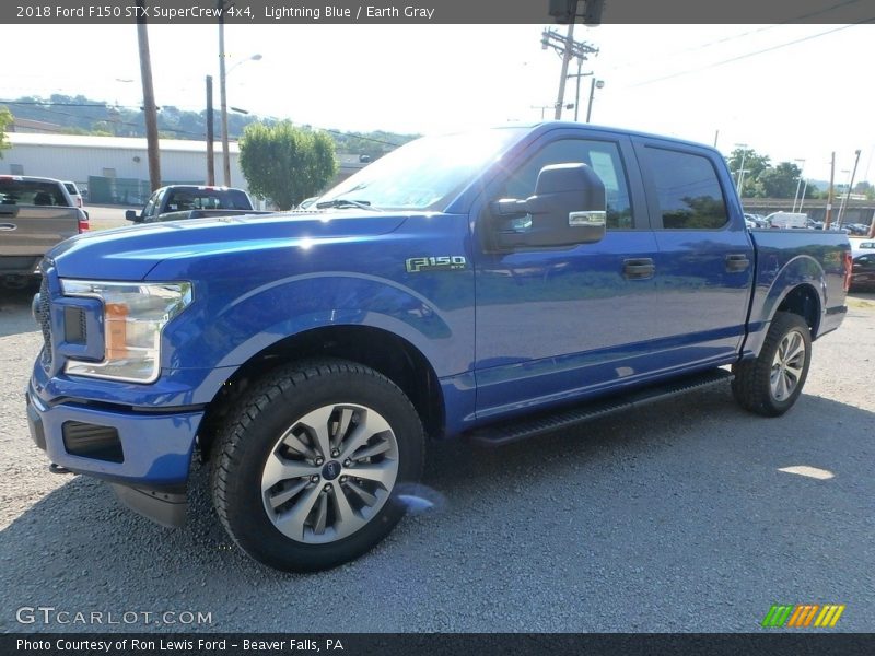 Lightning Blue / Earth Gray 2018 Ford F150 STX SuperCrew 4x4