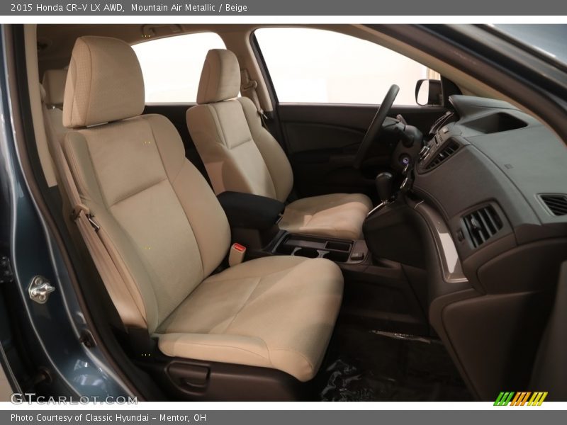 Mountain Air Metallic / Beige 2015 Honda CR-V LX AWD