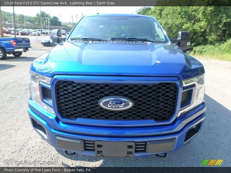 Lightning Blue / Earth Gray 2018 Ford F150 STX SuperCrew 4x4