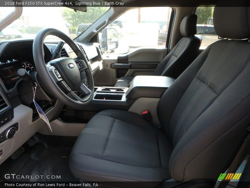Lightning Blue / Earth Gray 2018 Ford F150 STX SuperCrew 4x4