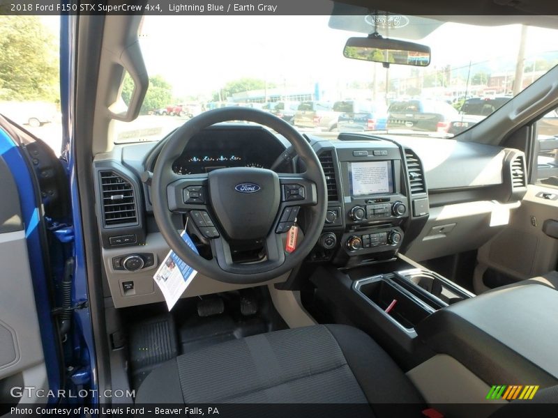 Lightning Blue / Earth Gray 2018 Ford F150 STX SuperCrew 4x4