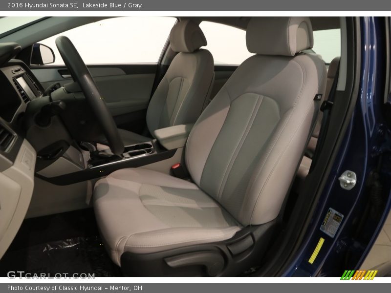 Lakeside Blue / Gray 2016 Hyundai Sonata SE