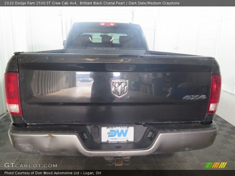 Brilliant Black Crystal Pearl / Dark Slate/Medium Graystone 2010 Dodge Ram 2500 ST Crew Cab 4x4