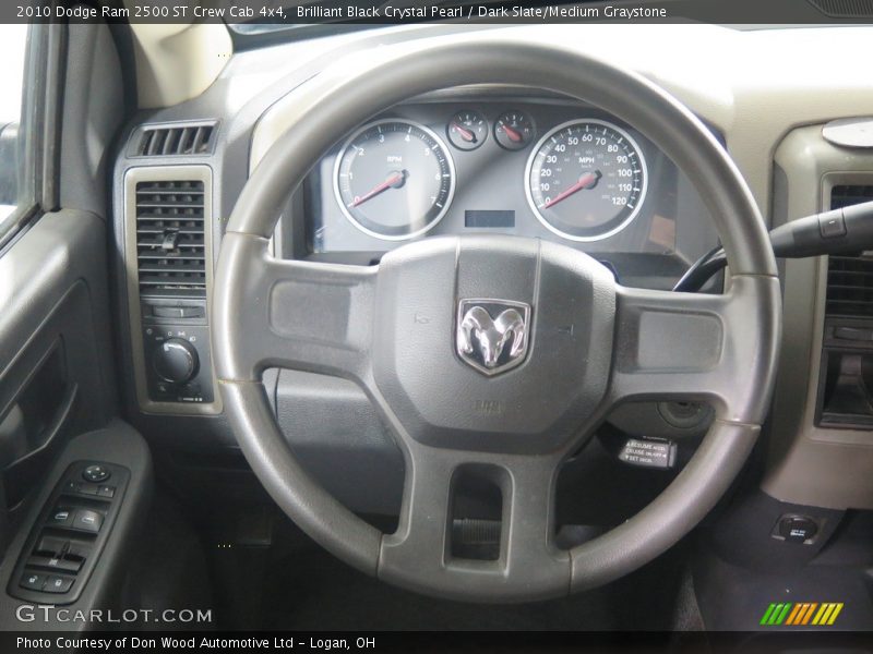 Brilliant Black Crystal Pearl / Dark Slate/Medium Graystone 2010 Dodge Ram 2500 ST Crew Cab 4x4