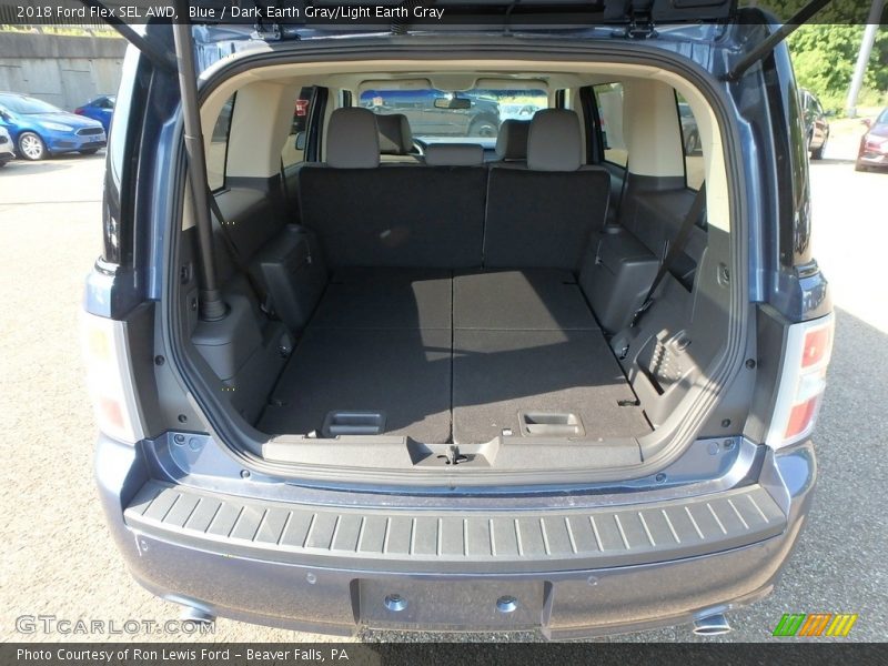 Blue / Dark Earth Gray/Light Earth Gray 2018 Ford Flex SEL AWD